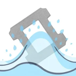 Lingett för Ecovacs Winbot W1/W1 Pro/W2/W2 Pro/W2 Omni [Pack 6] Tvättbar och återanvändbar mopp Phonillico®