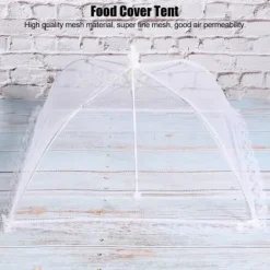 Tillbehör Till Matförvaring-Livsmedelsöverdrag - Ej specificerat - 2 ST - Fällbar - Återanvändbar - Vit nät