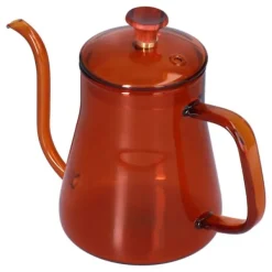 Kaffe- & Tekannor-Lång pip Vattenkokare Stor kapacitet Värmebeständig Lätt att rengöra Kaffekanna med lång mun Kaffe