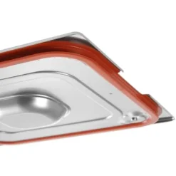 Lock till GN Profi Line-behållare med silikontätning och utskärning för GN1/3-handtag 325x176mm stål - Hendi 804339