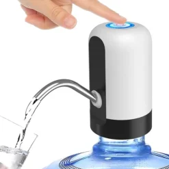 Lollanda Elektrisk vattendispenser, Flaskvattendispenser Universell USB-laddningsbar elektrisk vattenflaskpump för Hem och Camping