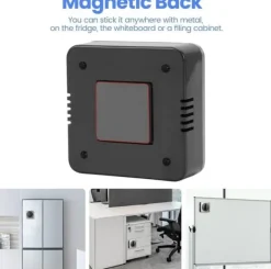 Äggklockor-Lollanda Kökstimer Mekanisk Äggklocka – Ingen Batteri, 100% Mekanisk, Rostfri, Visuell Timer kökstimer med Magnetfunktion