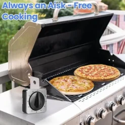 Äggklockor-Lollanda Kökstimer Mekanisk Äggklocka – Ingen Batteri, 100% Mekanisk, Rostfri, Visuell Timer kökstimer med Magnetfunktion