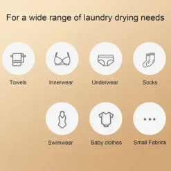 Torktumlare-Lollanda Portabel Torktumlare, Minitork för Kläder, Snabbtork, med Torkpåse, Kompakt, för Resor & Hem