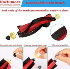 Dammsugartillbehör-Lollanda Tillbehör för Roborock S5/S6 modeller 7 delar