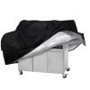 Grillar-Lollanda Överdrag till trädgårdsgrill, Vattentät Grillöverdrag , Oxford Vattentätt, UV-skydd Grillskydd 145 x 61 x 117cm