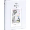 LoveInstant Fotoalbum 64 st. för Fujifilm INSTAX Mini 12 11 40 9 8 7s EVO LiPlay Link 2 SE / Pastellvit