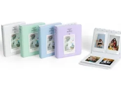 LoveInstant Fotoalbum 64 st. för Fujifilm INSTAX Mini 12 11 40 9 8 7s EVO LiPlay Link 2 SE / Pastellvit