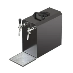 Ölkranar-Öltapp - STREAM 50 ölväska, genomströmningskylare, 2-rads torrkylare, upp till 55 liter / h - SVART UTGÅNG, KEG 2:Type G, KEG:KeyKeg