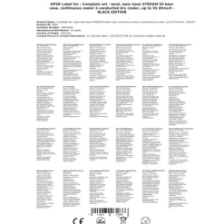 Ölkranar-Öltapp - STREAM 50 ölväska, genomströmningskylare, 2-rads torrkylare, upp till 55 liter / h - SVART UTGÅNG, KEG 2:Type G, KEG:KeyKeg