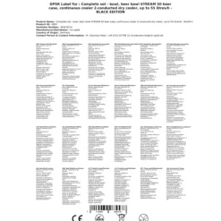 Ölkranar-Öltapp - STREAM 50 ölväska, genomströmningskylare, 2-rads torrkylare, upp till 55 liter / h - SVART UTGÅNG, KEG:Type G, KEG 2:Type M