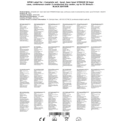 Ölkranar-Öltapp - STREAM 50 ölväska, genomströmningskylare, 2-rads torrkylare, upp till 55 liter / h - SVART UTGÅNG, KEG:5 liters adapter, KEG 2:KeyKeg