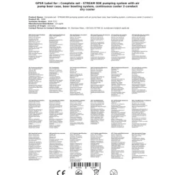 Ölkranar-Öltapp - STREAM 80K ölväska, genomströmningskylare, 2-rads torrkylare, KEG:Type G, KEG 2:Type A