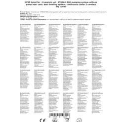 Ölkranar-Öltapp - STREAM 80K ölväska, genomströmningskylare, 2-rads torrkylare, KEG:Type A, KEG 2:Type G