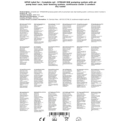 Ölkranar-Öltapp - STREAM 80K ölväska, genomströmningskylare, 2-rads torrkylare, KEG 2:Type D, KEG:KeyKeg