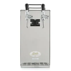 Ölkranar-öltapp Kontakt 40/K 2-linjers torrkylningsenhet av rostfritt stål, 50 liter/h, med membranpump, KEG:5 liters adapter, KEG 2:5 liters adapter