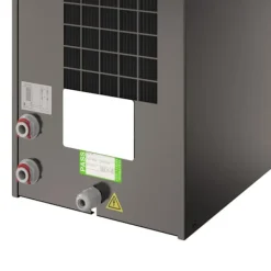 Ölkranar-Öltapp, öldispenser, ölmaskin STREAM 50 ölväska, genomströmningskylare, 2-rads torrkylare, 55 liter/h SVART UTGÅNG, KEG 2:Type M, KEG:NC Adapter