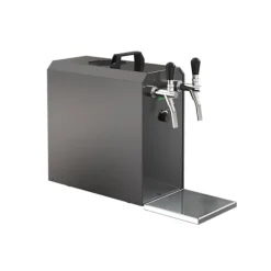 Ölkranar-Öltapp STREAM 50K med luftpump, ölväska, genomströmningskylare 2-radig torr svalare, upp till 55 liter / h - SVART UTGÅNG