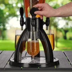 Dryckesautomater-Öltorn, 64x31 cm, Transparent, Svart