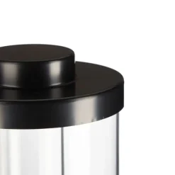 Dryckesautomater-Öltorn, 81x20x22 cm, Transparent, Svart