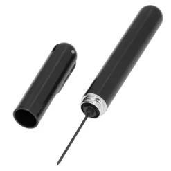 Korkskruvar-Luftpump Vinflasköppnare Bärbar handhållen nålrör Pennform i rostfritt stål Korkborttagare för hemmafestBlack