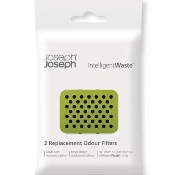 Joseph Joseph Luktfilter - - Intelligent Waste - Paket med 2 - Antilukt - Lätt att byta