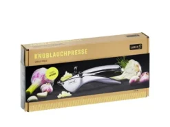 Lurch 221400, Vitlökspress med handtag, Gjuten aluminium, Rostfritt stål, Gjuten aluminium