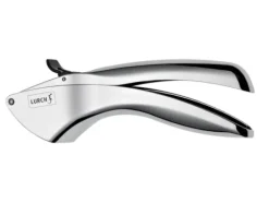 Lurch 221400, Vitlökspress med handtag, Gjuten aluminium, Rostfritt stål, Gjuten aluminium