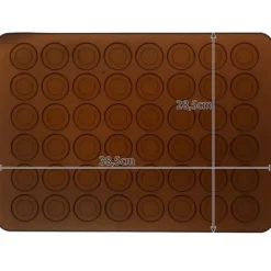 Macaron Kakform i Silikon / Form - 48 platser