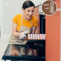 Macaron Kakform i Silikon / Form - 48 platser