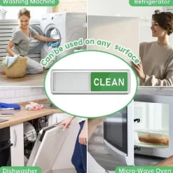Diskmaskiner-Magnet / Skylt för diskmaskin – Clean / Dirty