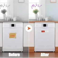 Diskmaskiner-Magnet för diskmaskin REN / SMUTSIG skylt Röd/grön