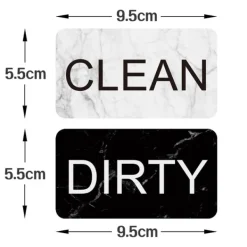 Diskmaskiner-Magnet för diskmaskin REN / SMUTSIG vändbar skylt