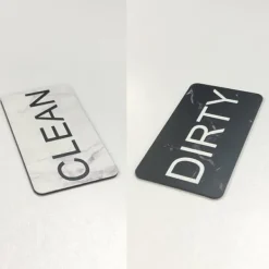 Diskmaskiner-Magnet för diskmaskin REN / SMUTSIG vändbar skylt