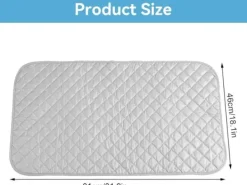 Tvättutrustning-Magnetisk strykmatta, värmebeständig strykbrädeunderlägg, strykmatta för skrivbord, värmebeständig strykbrädeunderlägg, hopfällbar, bärbar resestrykma | CDON