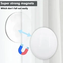 Dukclips & -Vikter-Magnetiska duschdraperivikter, Använd för viktat duschdraperifoder, flaggvikter, undvik att blåsa runt, Arbeta för draperier, bordsduk, flagga (vit) | CDON