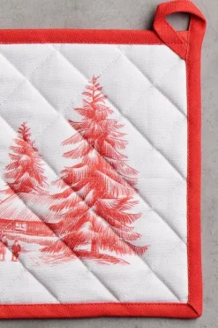 Grytlappar & Grillvantar-Maison Grytlapp 100% Bomull 2 Delar Juldekorationer