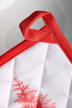 Grytlappar & Grillvantar-Maison Grytlapp 100% Bomull 2 Delar Juldekorationer