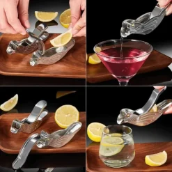 Pressar-Manuell citruspress Rostfritt stål