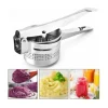 Manuell fruktjuicer i rostfritt stål - Handpressextraktor för färsk frukt- och grönsaksjuice