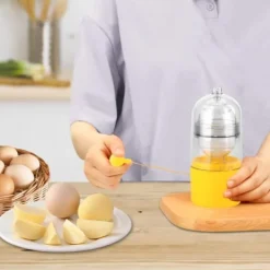 Vispar-Manuell äggskakare, äggvisp, manuell äggvisp, gyllene äggtillverkare, äggul- och äggvitemixer, äggvisp, äggvite- och äggulemixer för att göra hårdkok | CDON