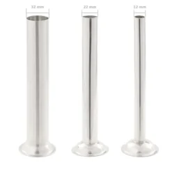 Pressar-Manuell korvstoppare 10 L i rostfritt stål - Perfekt för både hemmabruk och professionellt | Färg: Silver | Storlek: 10 L