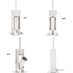 Pressar-Manuell korvstoppare 5 L rostfritt stål - Korvstoppare - Korvmaskin - Home & Living