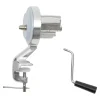 Pastamaskiner-Manuell Pastamaskin, Hållbar Aluminiumkonstruktion, Ergonomiskt Handtag,110V, Silver