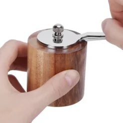 Kryddkvarnar-Manuell Pepparkvarn Kryddkvarn Malverktyg med Lång Vev för Hemrestaurang