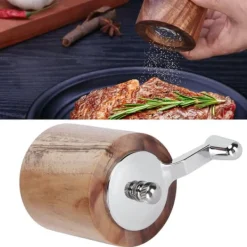 Kryddkvarnar-Manuell Pepparkvarn Kryddkvarn Malverktyg med Lång Vev för Hemrestaurang