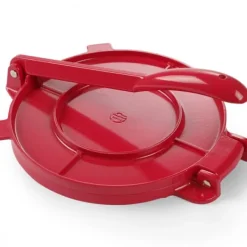Brödrostar & Brödgrillar-Manuell tortillapress 250mm röd Hendi 513033