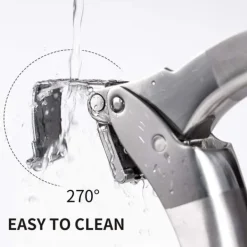 Vitlökspressar-Manuell Vitlökspress i Rostfritt Stål