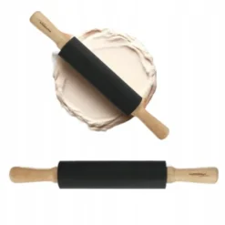 Kavlar-Masterpan silikonkavel med trähandtag 38 cm för kavling av deg