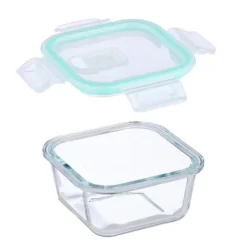 Matförvaringsbehållare Set, Glas, Transparent